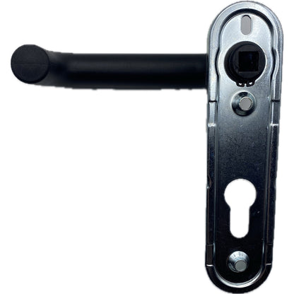 Hochwertiger FH-Tür Beschlag für Feuerschutztür aus Kunststoff – Schwarz Matt