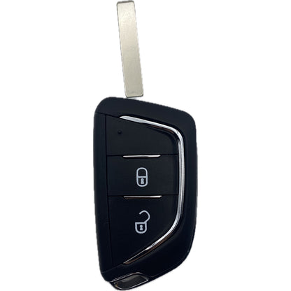 UPGRADE Autoschlüssel Gehäuse für Funk Klappschlüssel geeignet für Citroen, Peugeot 2 oder 3 Tasten