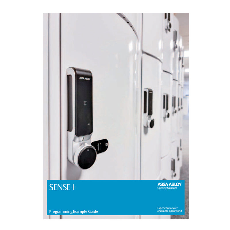 ASSA ABLOY SENSE+ ML52RA RFID Spindschloss – elektronisches Schrankschloss für Karte und Transponder