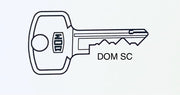 DOM Nachschlüssel SC Zackenschlüssel

