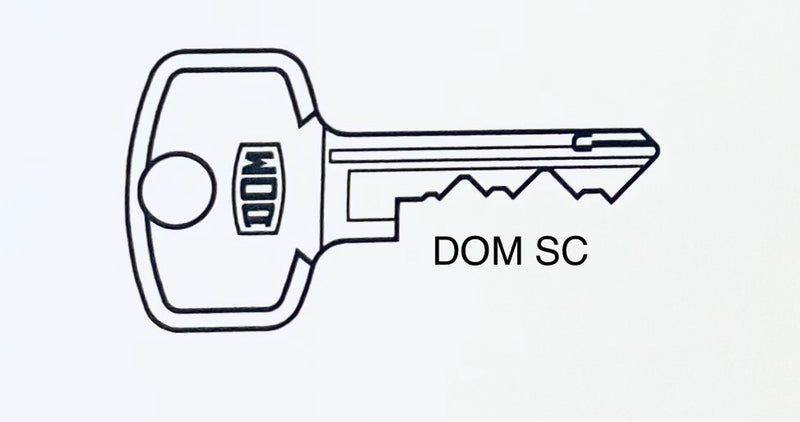 DOM Nachschlüssel SC Zackenschlüssel
