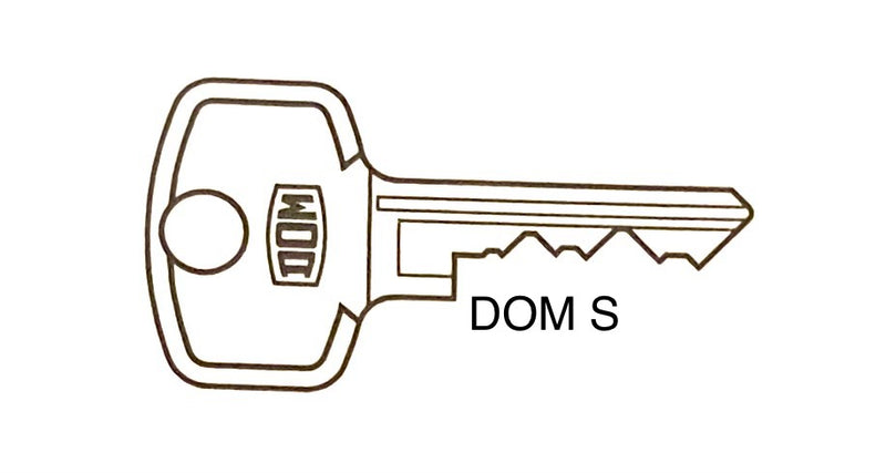 DOM S Nachschlüssel Zackenschlüssel
