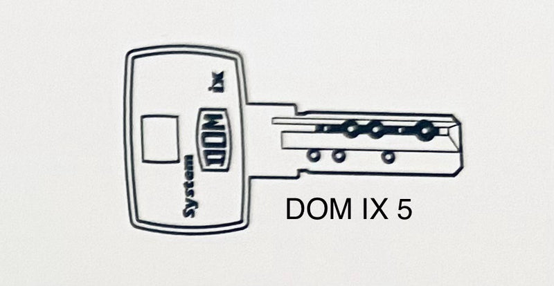 DOM Nachschlüssel IX 5 Wendeschlüssel
