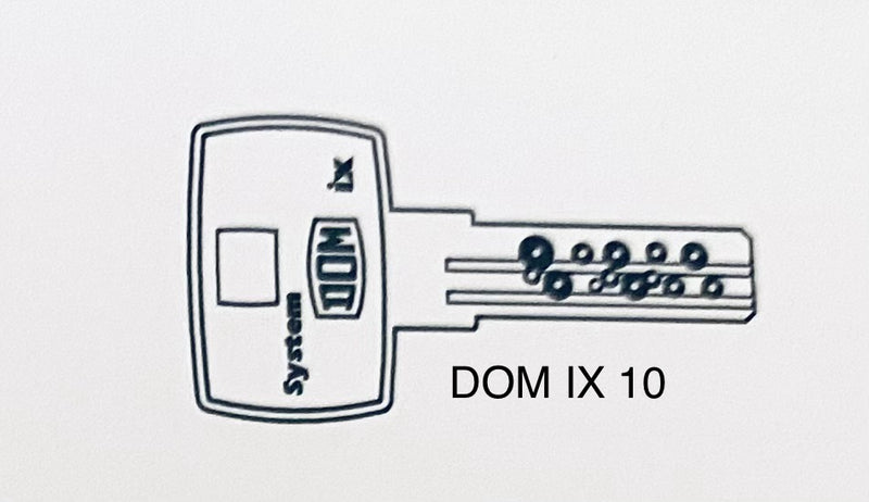 DOM Nachschlüssel IX 10 Wendeschlüssel
