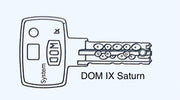 DOM Nachschlüssel IX Saturn Wendeschlüssel
