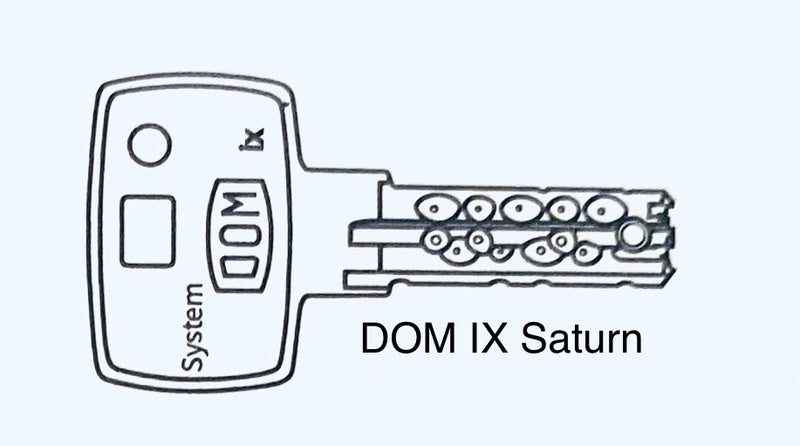 DOM Nachschlüssel IX Saturn Wendeschlüssel

