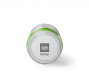 DOM Tapkey Pro V2 elektronischer Schließzylinder beidseitig lesend, Elektronikeinheit grün leuchtend