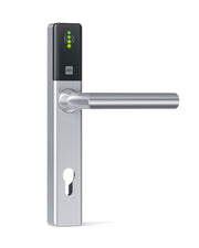 DOM Tapkey Guard Slimline, Aussenansicht mit Schließzylinder Aussparung