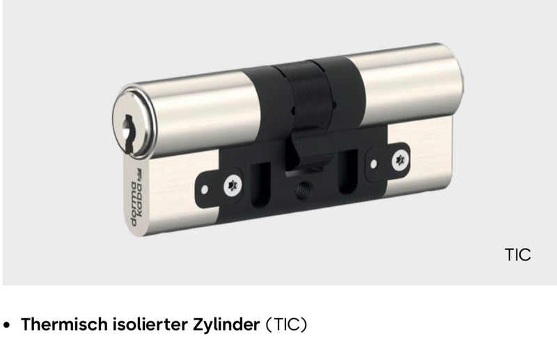 dormakaba gemini plus Doppelzylinder mit thermisch isoliert
