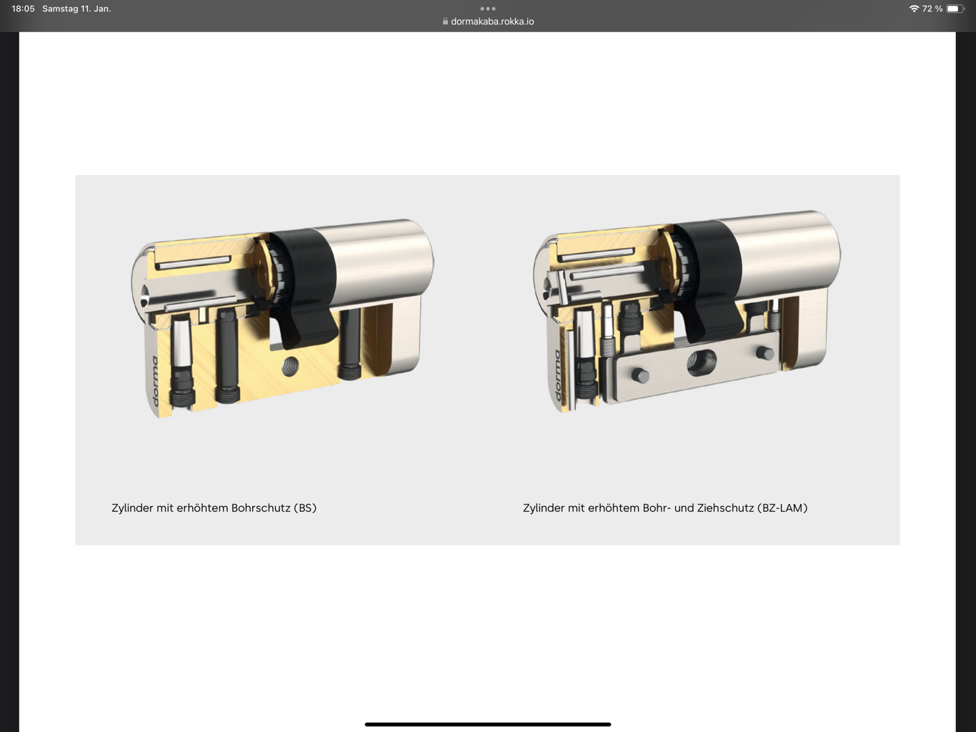 Schliesszylinder dormakaba gemini plus