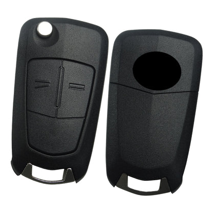 Autoschlüssel Gehäuse für Funk Klappschlüssel geeignet für Opel (2004 - 2014) 2 Taster
