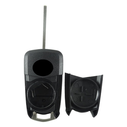 Autoschlüssel Gehäuse für Funk Klappschlüssel geeignet für Opel (2004 - 2014) 2 Taster