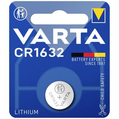 VARTA Batterie, Knopfzelle für Autoschlüssel CR 1632 – Foto 1 | schluessel24
